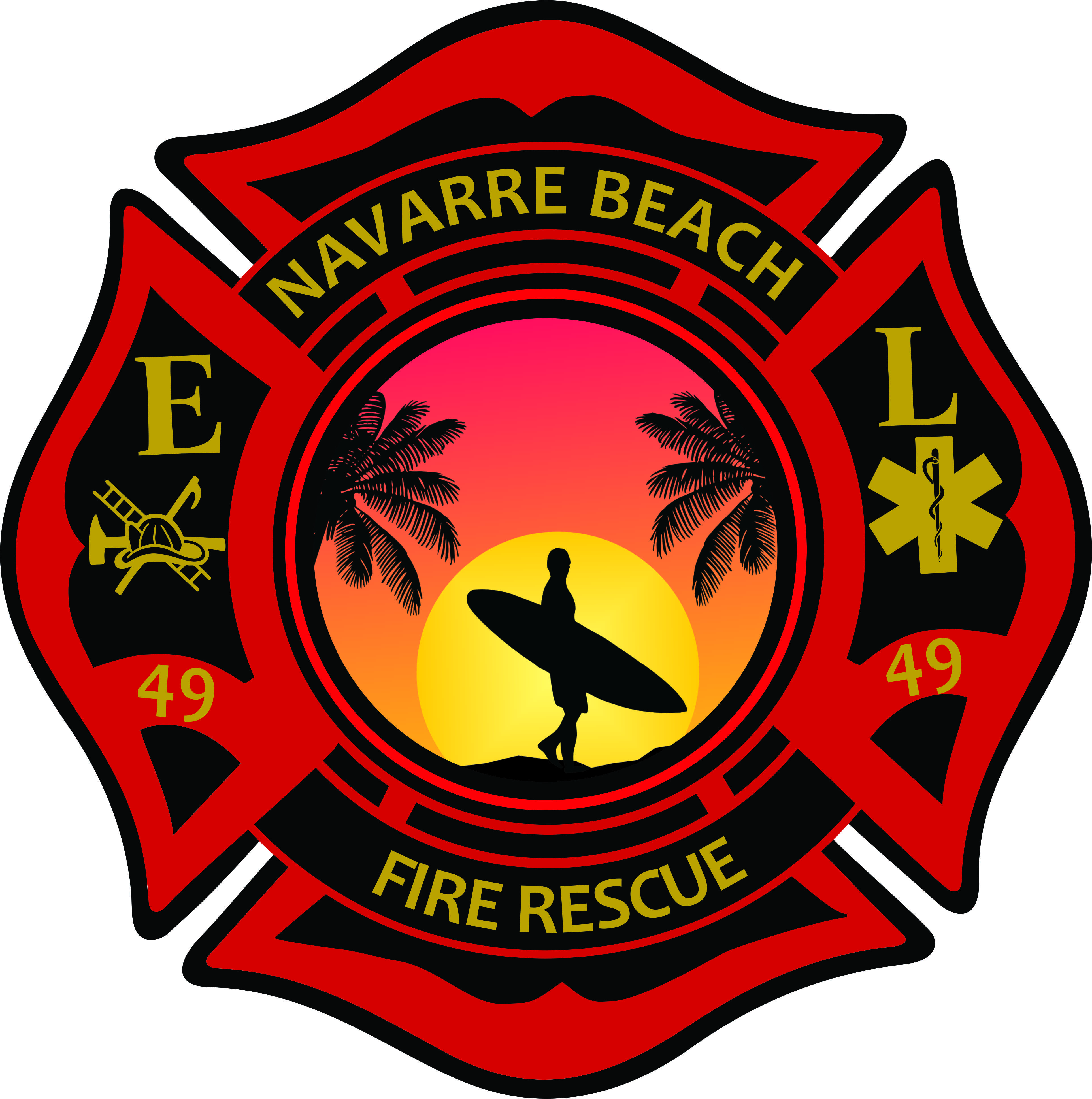Navarre Beach Fire Rescue Official Seal